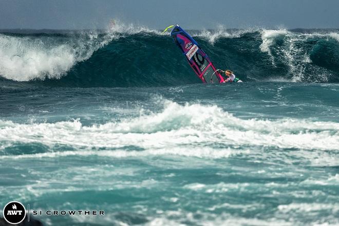 Tatiana Howard. AWT Severne Starboard Aloha Classic 2014.  © Si Crowther / AWT http://americanwindsurfingtour.com/