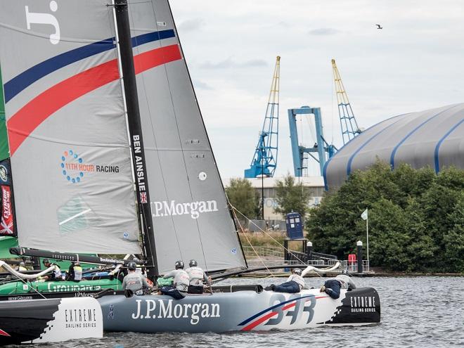 Extreme Sailing Series 2014 Act five - Day three. The team compete on home waters © Lloyd Images