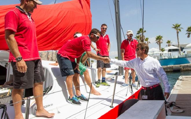 September 3,2014. Volvo Ocean Race 2014-15 - Team España, a las puertas de Alicante ©  Ainhoa Sanchez/Volvo Ocean Race