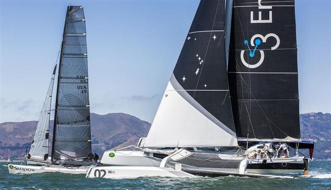 Multihulls Orion and Shadow - Rolex Big Boat Series 2014 ©  Rolex/Daniel Forster http://www.regattanews.com