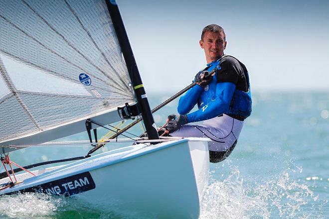 Giles Scott in action. © Ocean Images/British Sailing Team