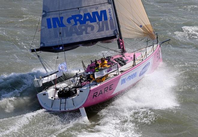 Ian Hoddle's Figaro II, Rare racing Two Handed with Conrad Manning - Sevenstar Round Britain and Ireland Race 2014 © Rick Tomlinson / RORC http://www.rorc.org