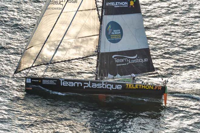 IMOCA - Team Plastique - AFM Telethon - Route du Rhum 2014. © Route du Rhum