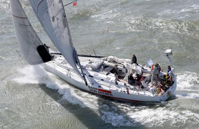 237 miles to the finish for, JV53, Bank von Bremen - Sevenstar Round Britain and Ireland Race 2014 © Rick Tomlinson / RORC http://www.rorc.org