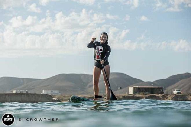 Katie McAnena - AWT Quatro Desert Showdown at Punta San Carlos, Baja © Si Crowther / AWT http://americanwindsurfingtour.com/