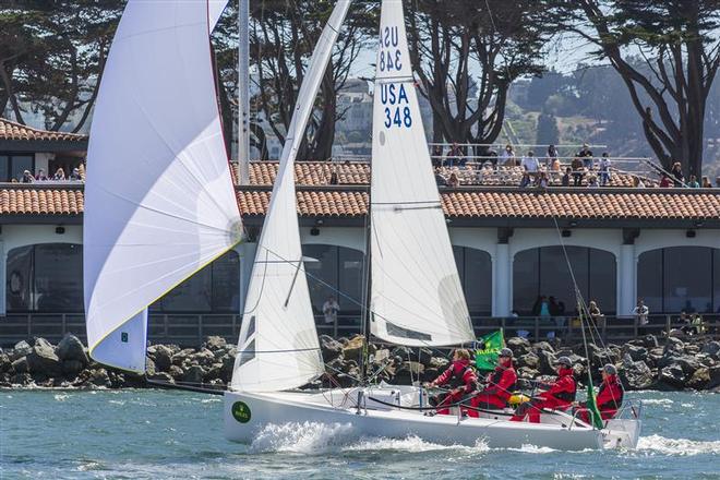 Andy Costello's Double Trouble won overall in the J/70s - Rolex Big Boat Series 2014 ©  Rolex/Daniel Forster http://www.regattanews.com