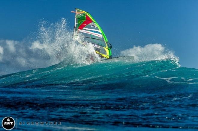 Tiffany Ward. PWA Severne Starboard Aloha Classic 2014. © Si Crowther / AWT http://americanwindsurfingtour.com/