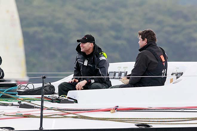 Michael Clarke - Perpetual Loyal - Anthony Bell - Land Rover Sydney Gold Coast Yacht Race 2014 © Howard Wright http://www.imagephoto.com.au