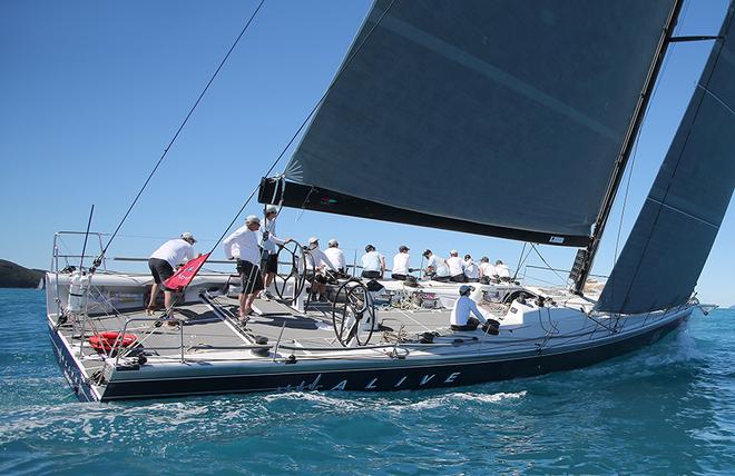 Alive heads upwind- Audi Hamilton Island Race Week 2014 © Crosbie Lorimer http://www.crosbielorimer.com