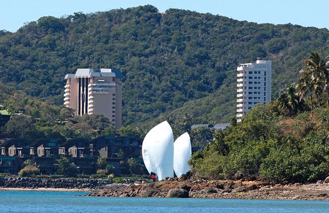 Cruisers leave the start line - Audi Hamilton Island Race Week 2014 © Crosbie Lorimer http://www.crosbielorimer.com