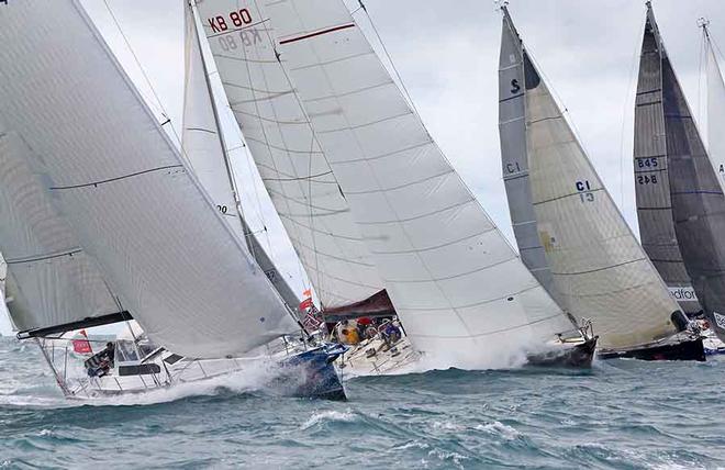 The fleet away - Audi Hamilton Island Race Week 2014 © Crosbie Lorimer http://www.crosbielorimer.com