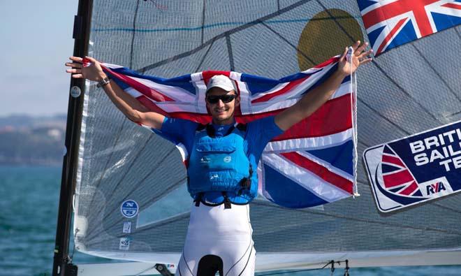 Giles Scott claimed Finn gold in Santander. ©  Rachel Jaspersen / Ocean Images