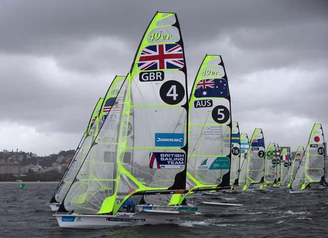 Day 3, Aquece Rio - International Sailing Regatta 2014 - 49er fleet © Ocean Images