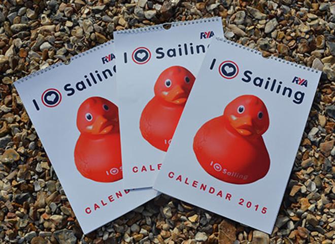 ilovesailing Calendars 2015 © Emma Slater / RYA http://www.rya.org.uk