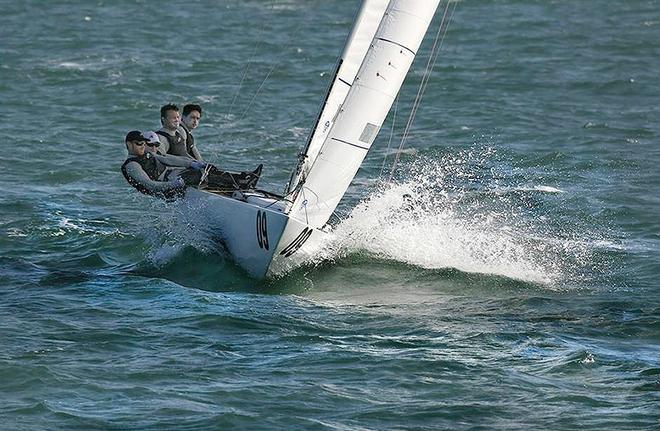 Chew, Wyatt, Donovan and Deeks hard at work on their winning form. © Beverley Chew