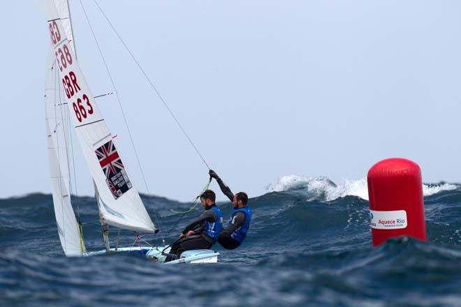 Day 3, Aquece Rio - International Sailing Regatta 2014 - British Sailing Team © Ocean Images