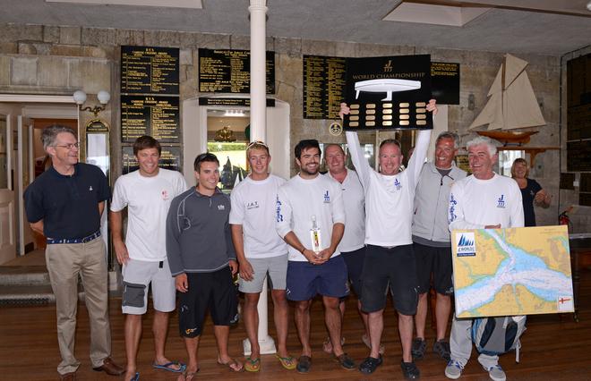 Daily Prize and overall Awards 2014 J111 World Championship Cowes Isle of Wight England.  ©  Rick Tomlinson http://www.rick-tomlinson.com