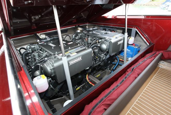 Yanmar 8LV diesel engines © Sonia Appla