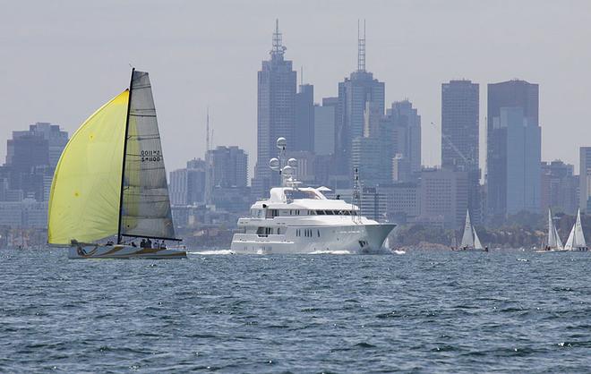 Take yourself wherever you want to go when you have a Mega Yacht like this. ©  John Curnow