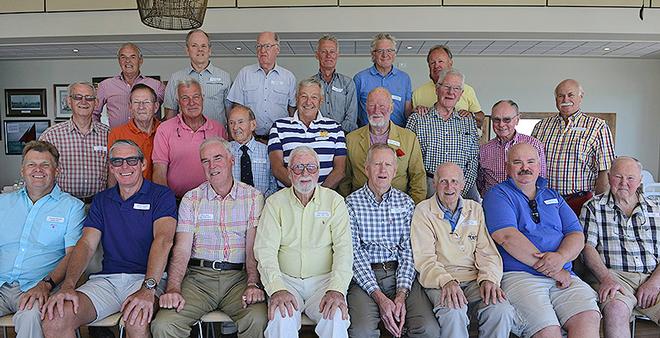 Past Commodore’s Lunch finished off a big weekend of activity. 23 former Flag officers present. © Matt Mackay