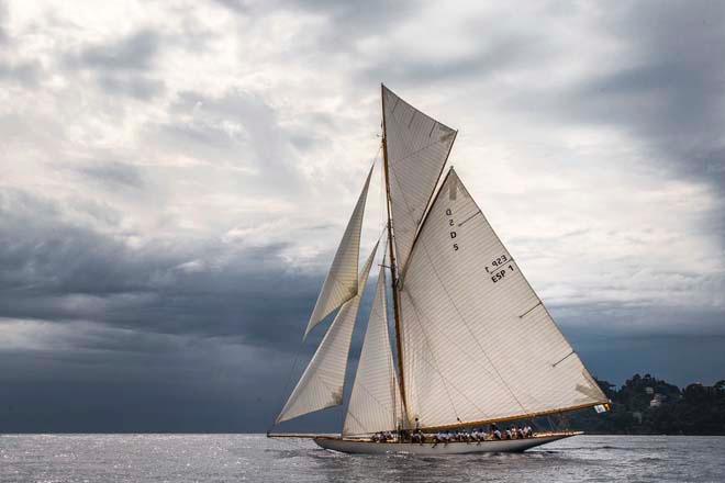 HISPANIA, Sail n: ESP1, Owner: Fundacion Isla Ebusitana, Boat Type: 15  Metre - Portofino Rolex Trophy 2014 Day 1 ©  Rolex / Carlo Borlenghi http://www.carloborlenghi.net