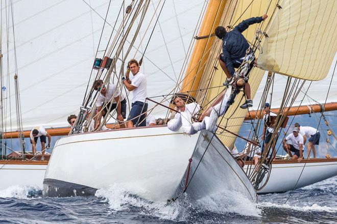 TUIGA, Sail n: D3, Owner: Yacht Club de Monaco, Boat Type: 15 Metre - 2014 Portofino Rolex Trophy - Day 2 ©  Rolex / Carlo Borlenghi http://www.carloborlenghi.net