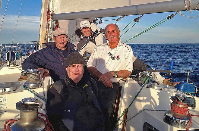 The crew of Poppy delivering her to Magnetic Island Race Week. © Michael Phillips