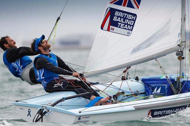 Luke Patience and Elliot Willis, 470 Men  The Sail for Gold Regatta (2-6 June 2014). &copy; Ocean Images/British Sailing Team