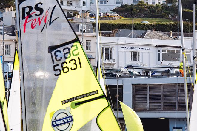 2014 RS Feva Volvo Grand Prix Circuit, Royal Torbay YC © Martin Allen