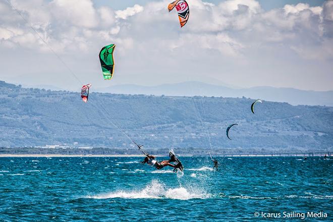 Kitesurf Tour Europe Italy - Day 2 ©  Icarus Sailing Media http://www.icarussailingmedia.com/