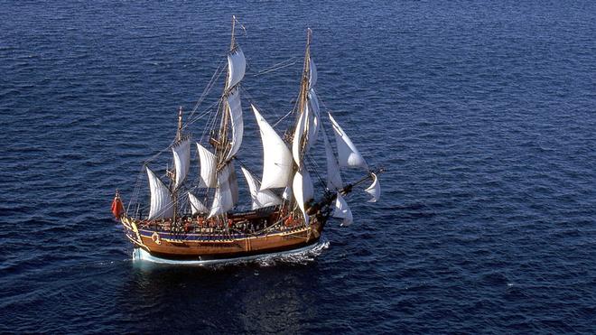 Replica of James Cook's HMB Endeavour. Discover the science of maritime exploration this Science Week at the National Maritime Museum © Australian National Maritime Museum http://www.anmm.gov.au