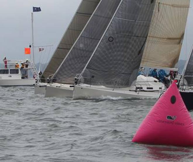 One of the many starts at the 2014 Intercollegiate Offshore Regatta © McMichaelYachts.com http://www.mcmichaelyachtbrokers.com/