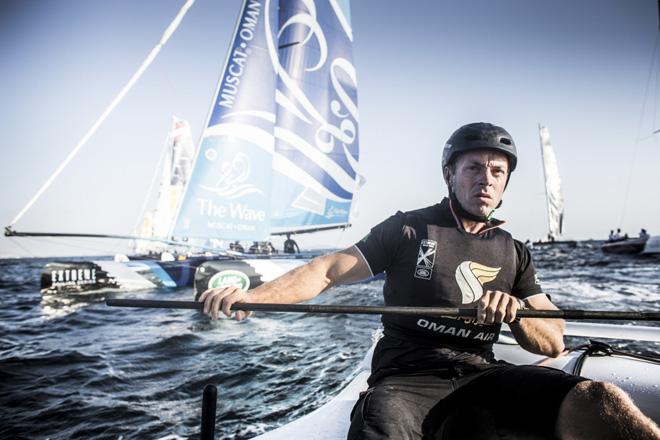 2014 Extreme Sailing Series, Act 6 - Rob Greenhalgh onboard Oman Air © Lloyd Images/Extreme Sailing Series