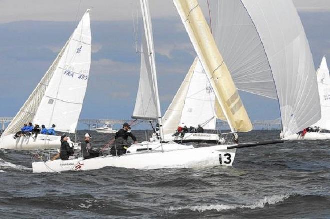 Savansana sails to victory in the J/80 World Championships hosted by the Eastport Yacht Club. © Tim Wilkes http://www.TimWilkes.com