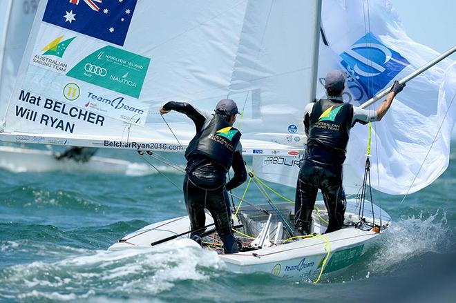 Ryan Belcher - ISAF Sailing World Cup – Melbourne © Jeff Crow/ Sport the Library http://www.sportlibrary.com.au