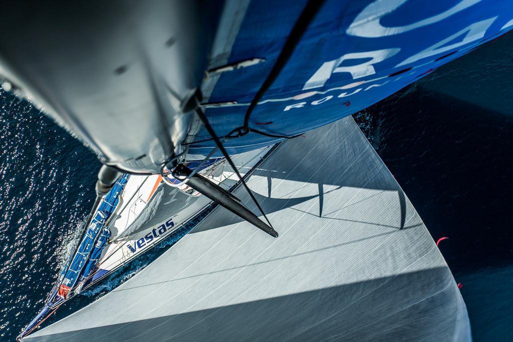 It's skippered by Chris Nicholson, Team Vesta Wind is the 7th boat and final boat to enter the Volvo Ocean Race 2014-15. Photo: Â© Brian Carlin/Team Vestas Wind © Brian Carlin - Team Vestas Wind