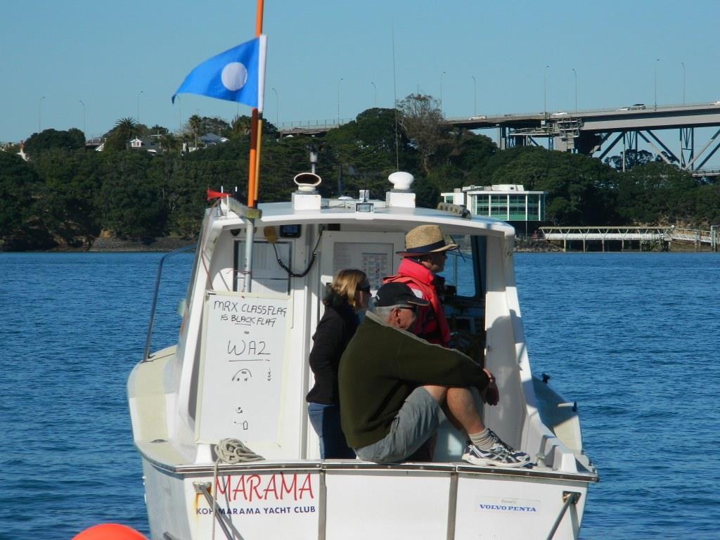 Race organisers watch on……. Thanks to Paul Wotton and Kohimarama Yacht Club for a well-run regatta in tricky conditions! - MRX Youth Pathways Regatta © Tom Macky