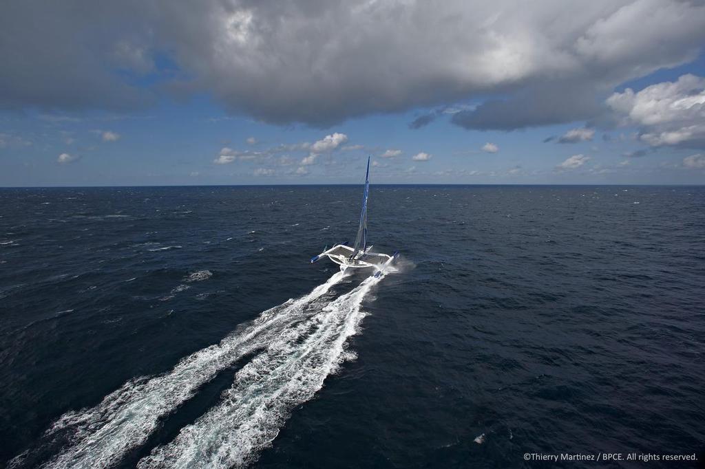 Banque Populaire has finished first in the 2014 Route du Rhum © Thierry Martinez http://www.thmartinez.com
