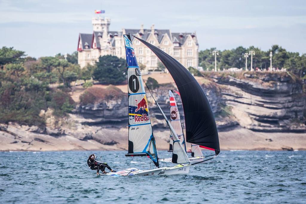 49erFX - NZL Sailing Team - Day 8, ISAF Sailing World - Santander photo copyright Yachting NZ/Sailing Energy http://www.sailingenergy.com/ taken at  and featuring the  class