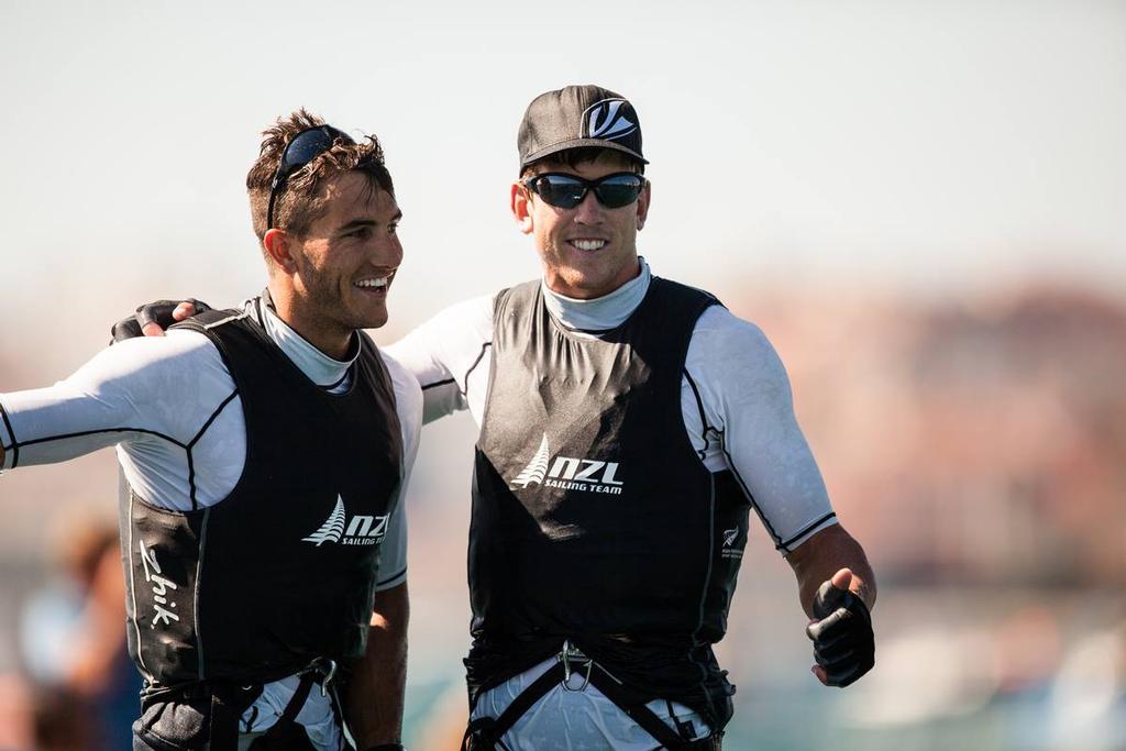 49er - NZL Sailing Team - Day 10, ISAF Sailing World - Santander photo copyright Yachting NZ/Sailing Energy http://www.sailingenergy.com/ taken at  and featuring the  class