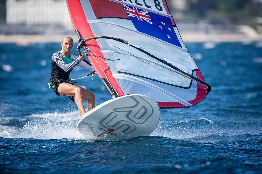 Womens RS:X - NZL Sailing Team - Day 6, ISAF Sailing World - Santander © Yachting NZ/Sailing Energy http://www.sailingenergy.com/
