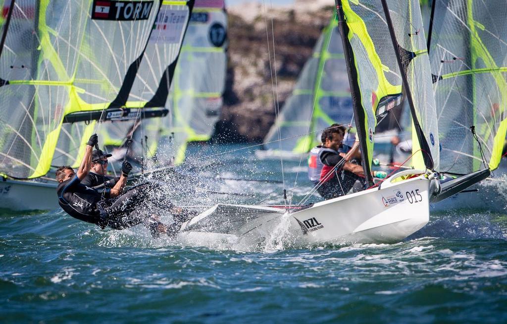 49er - NZL Sailing Team - Day 6, ISAF Sailing World - Santander © Yachting NZ/Sailing Energy http://www.sailingenergy.com/