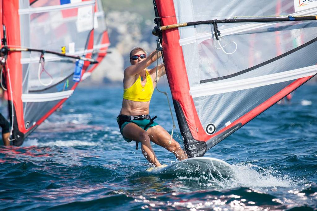 Natalia Kosinska - NZL Sailing Team - Day 3, ISAF Sailing World - Santander © Barbara Sanchez/Sailing Energy http://www.sailingenergy.com/