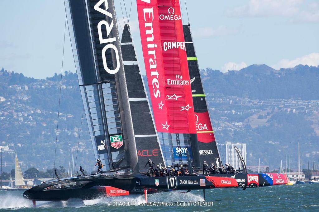 Oracle Team USA 12 months  ago winning the America's Cup © Oracle Team USA http://www.oracleteamusa.com