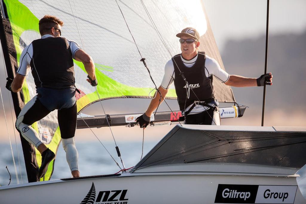 World Champions - Peter Burling and Blair Tuke - NZL Sailing Team - Day 9, ISAF Sailing World - Santander © Yachting NZ/Sailing Energy http://www.sailingenergy.com/