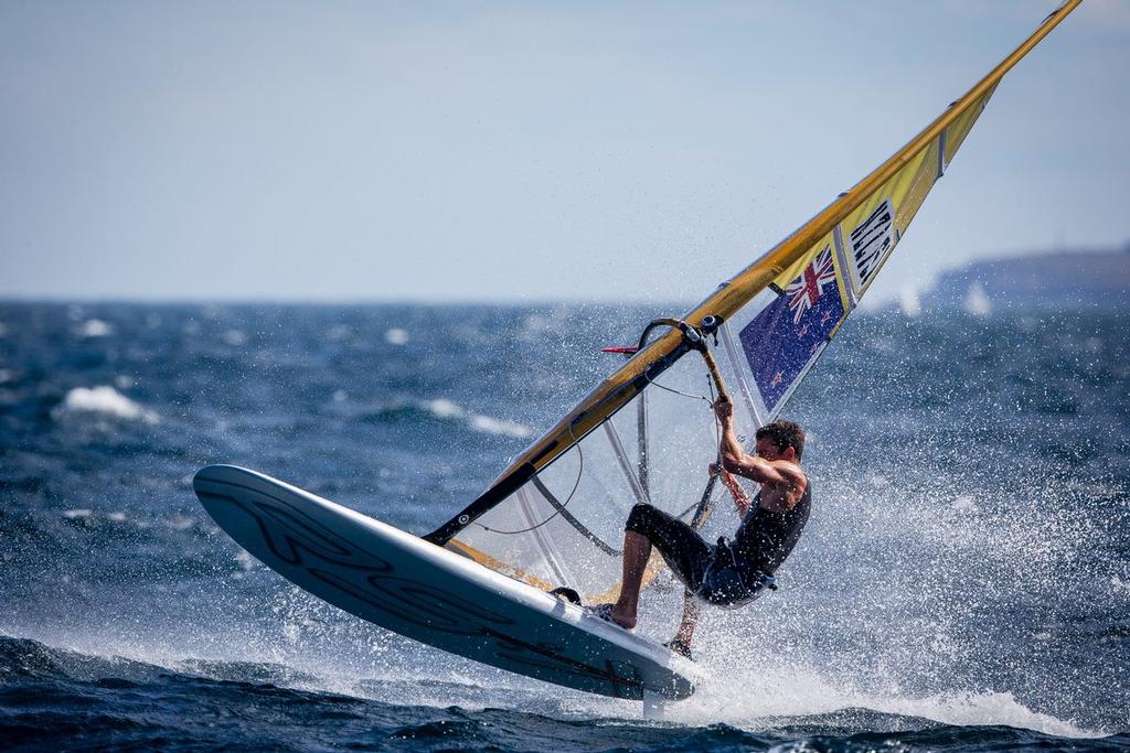 Mens RS:X- NZL Sailing Team - Day 6, ISAF Sailing World - Santander © Yachting NZ/Sailing Energy http://www.sailingenergy.com/