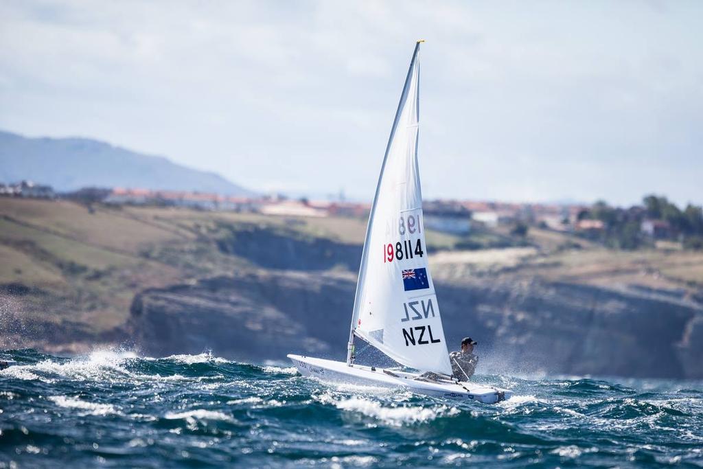 Laser - NZL Sailing Team - Day 6, ISAF Sailing World - Santander © Yachting NZ/Sailing Energy http://www.sailingenergy.com/
