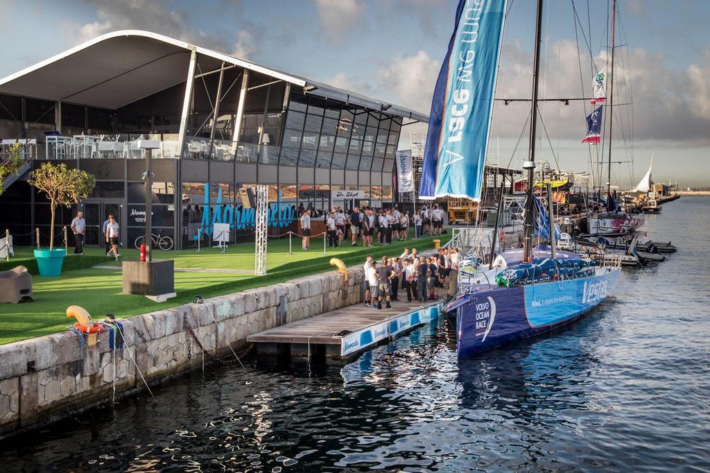 September 8, 2014. Team Vestas Wind arrives in Alicante. ©  Ainhoa Sanchez/Volvo Ocean Race