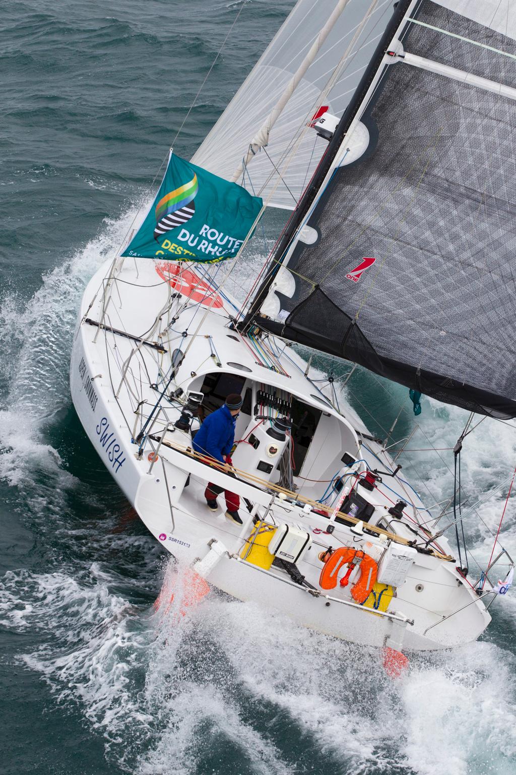 Class 40; Destination Guadeloupe; Philippa Hutton Square; Route Du Rhum 2014; Swish. © Alexis Courcoux