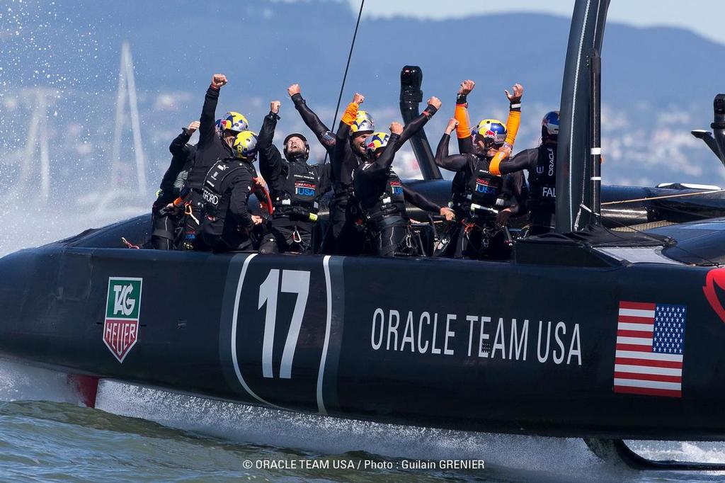 Oracle Team USA 12 months  ago winning the America's Cup © Oracle Team USA http://www.oracleteamusa.com